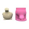 Concrete Mold Duck Shape Silicone Vase Moulds for Crafting Concrete Pen Holder