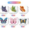 36 Pcs Butterfly Party Decoration Hanging Swirl Streamer Hanging Ceiling Large Paper Butterfly Decoration for Spring Summer Wedding Home Garden Girl