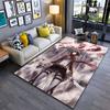 Attack On Titan Epic Battle Suitable As a Non-slip Mat for the Living Room or Bedroom Sofa