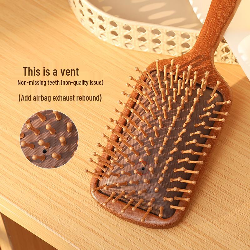 Sandalwood Scalp Massage Comb: Unclogs Hair Follicles and Enhances Hair Care