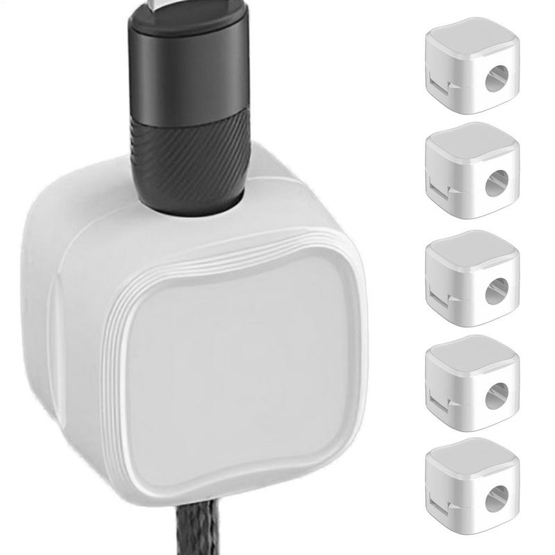 6pcs Cable Organizer Cable Holder Computer Cable Organizer Cable manager Magnetic Cable Organiser Clips Charging Cable Winder