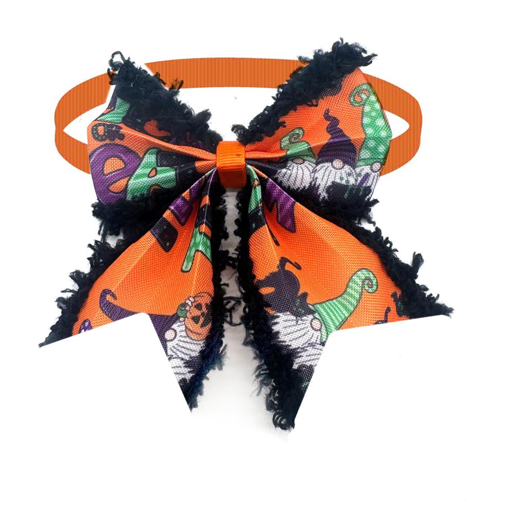 50pcs Halloween Dog Pets Accessories Plush Bows for Pet Dogs Bowties Pets Supplies Dog Grooming Product Dog Bow Tie Necktie