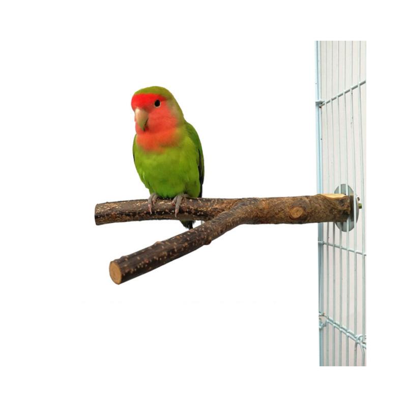 

Папуга Натуральна Дерев яна Жердина Стійка Надійні Іграшки для Тренування Стійки Аксесуари для Клітки Пташині Товари 1.5-2.5x15cm