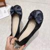 Fashion Soft Soled Comfortable Flat Shoes New Spring Summer Casual Versatile Butterfly Knot Women's Non Tiring Single Shoes