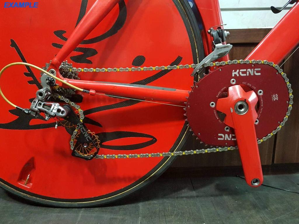 KCNC 16T Derailleur Pulley 7075 Aluminum Alloy Big Pulley Bicycle Pulley Compatible with Shimano Dura Ace 6700/6800/7800/7900/7970/9000/9070 (Black)