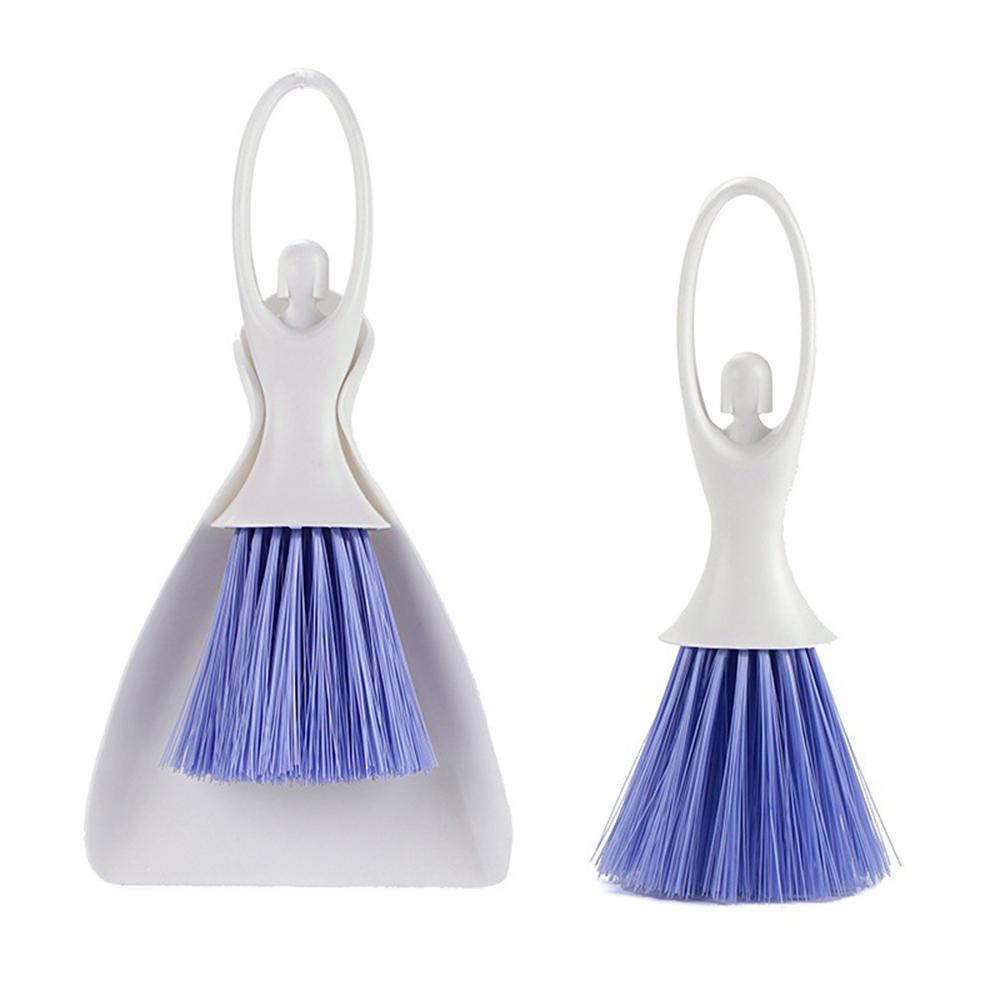 2 Pcs Angel Brush with Shovel for Cleaning Dead Corners In the Car Cleaning Small Brush for Garbage Vents In Car Corners Tool