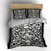 Floral vines with flowers. Bedding sets Duvet cover sets Duvet covers Pillowcases(1* Duvet Cover 2* Pillowcases without duvet insert)