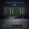 UHF Wireless Gooseneck Headset Microphone - 1-to-4 Infrared Frequency Matching for Conferences & Training Rooms