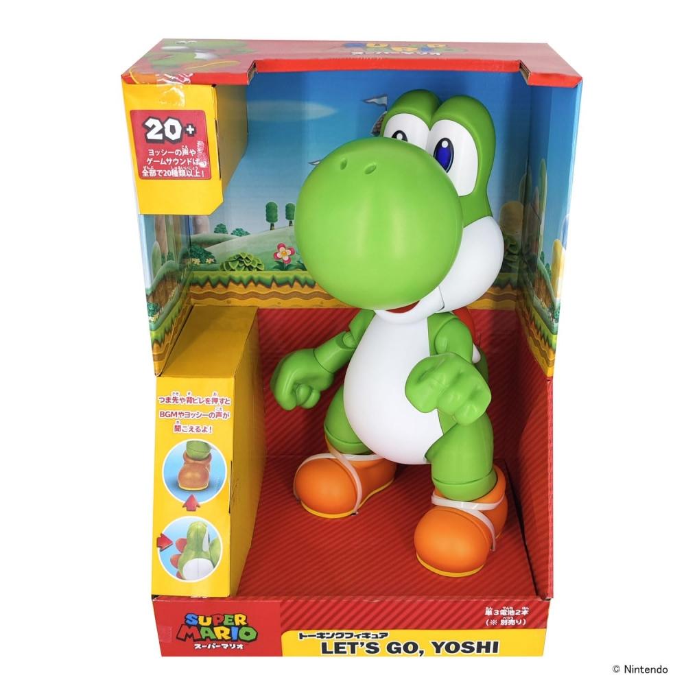 

Говорящая фигурка Sanei Boeki LET S GO, YOSHI Ш19 x В30 x Г17.2 см