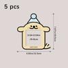 5 sets of cute dog mushroom element switch decorative stickers, creative home wall stickers, switch protection