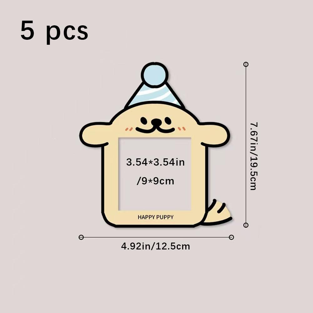 5 sets of cute dog mushroom element switch decorative stickers, creative home wall stickers, switch protection