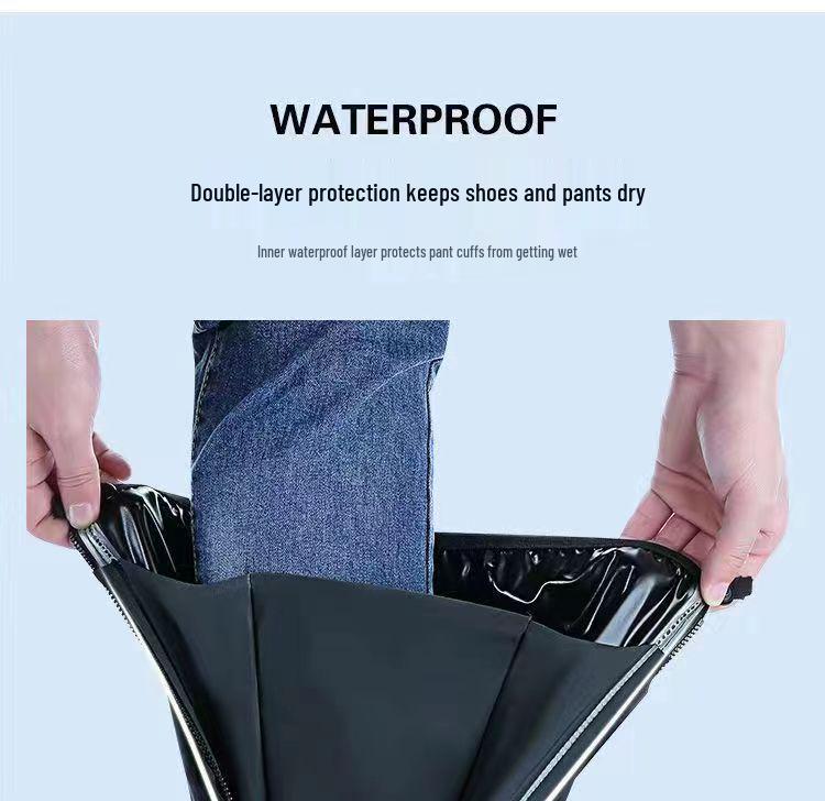 Unisex Waterproof High-Top 360° Coverage Rain Boots with Thickened, Wear-Resistant Design