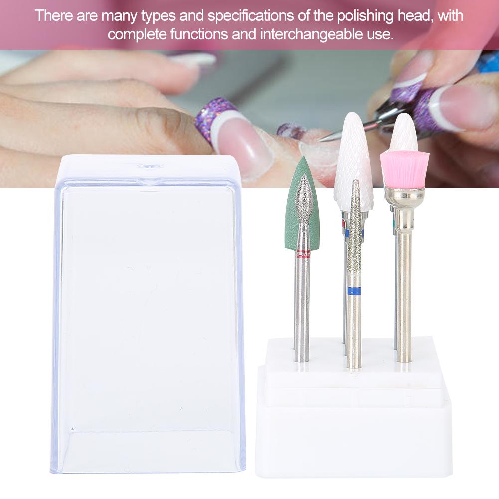 7pcs Professional Electric Nail Drill Bits Set Manicure Pedicure Nail Polisher Accessory
