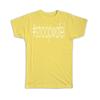 Gift T-Shirt : Hashtag Stroop Wafel Hash Tag Social Media