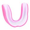 Durable EVA Adult Mouth Guard Teeth Tooth Protector Boxing Combat Accessory Pink & White