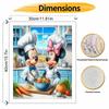 Disney oil painting painting kit Mickey Minnie kitchen wall decoration creative handmade gift