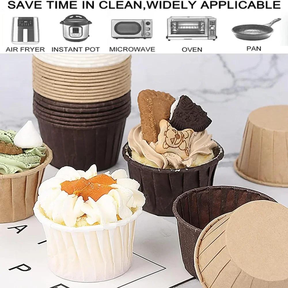100/300PCS Paper Cupcake Mould DIY Muffin Cup Wrapper Baking Boxes Wrappers Cases Decorating Tools Kitchen Cake Accessories