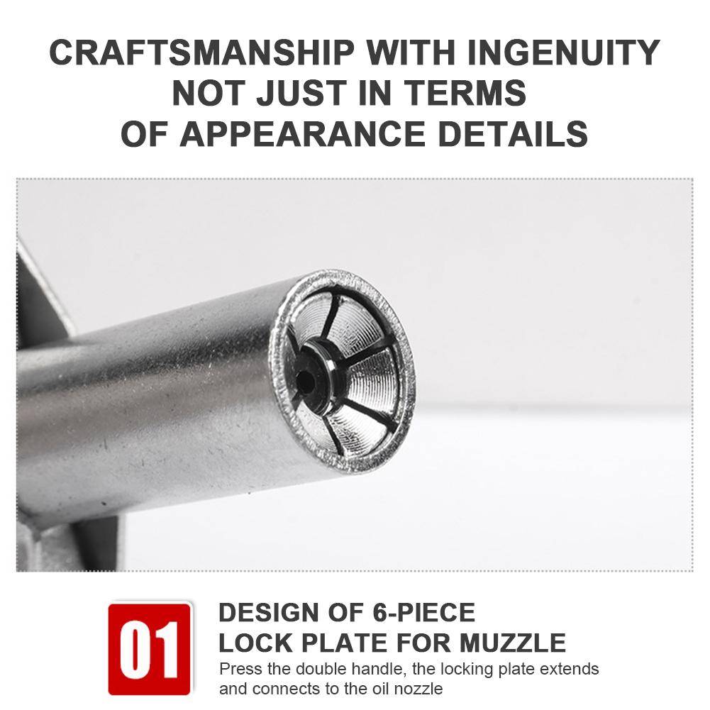 10000 PSI Grease Gun Coupler Lock Pliers Oil Pump Quick Release Grease Tip