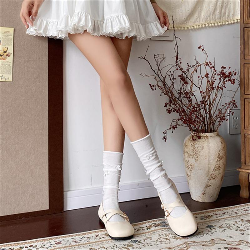 Soft-soled single shoes women's new round-headed gentle fairy flat-soled Mary Jane shoes