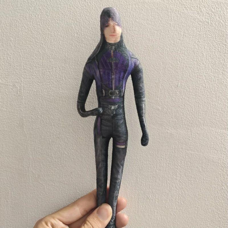 Costume Play Figure Love And Deepspace Lemurian Sea God Wire Skeleton Figure Slender Twistable Animation Design Plush-Filled Figures Present