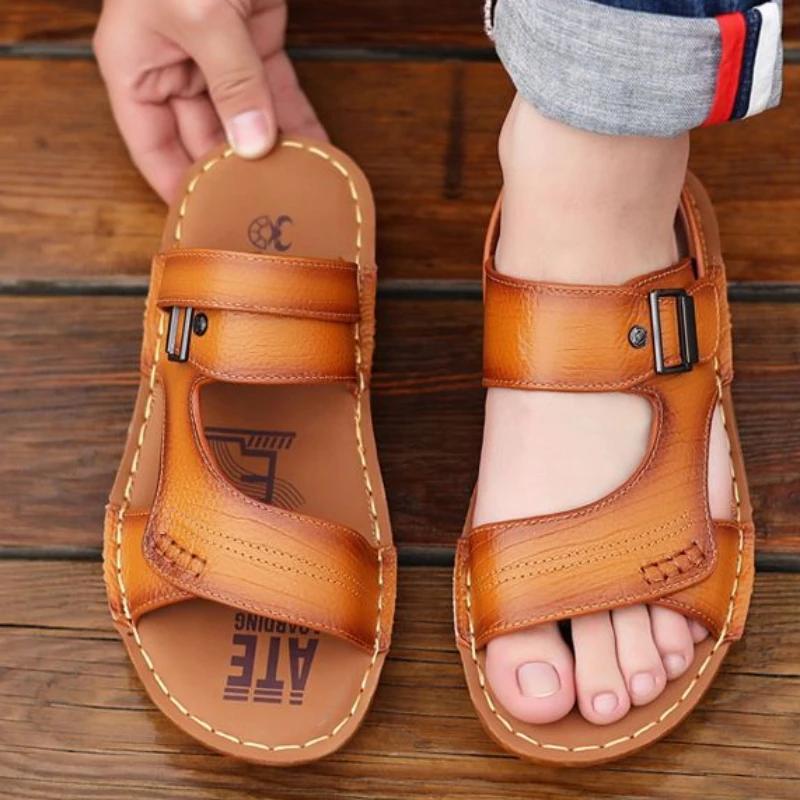 Male Shoe New Design 2024 With Platform Height Non-slip Men's Sandal Luxury Designer Casual In Welcome Deal Trend Styles Stylish