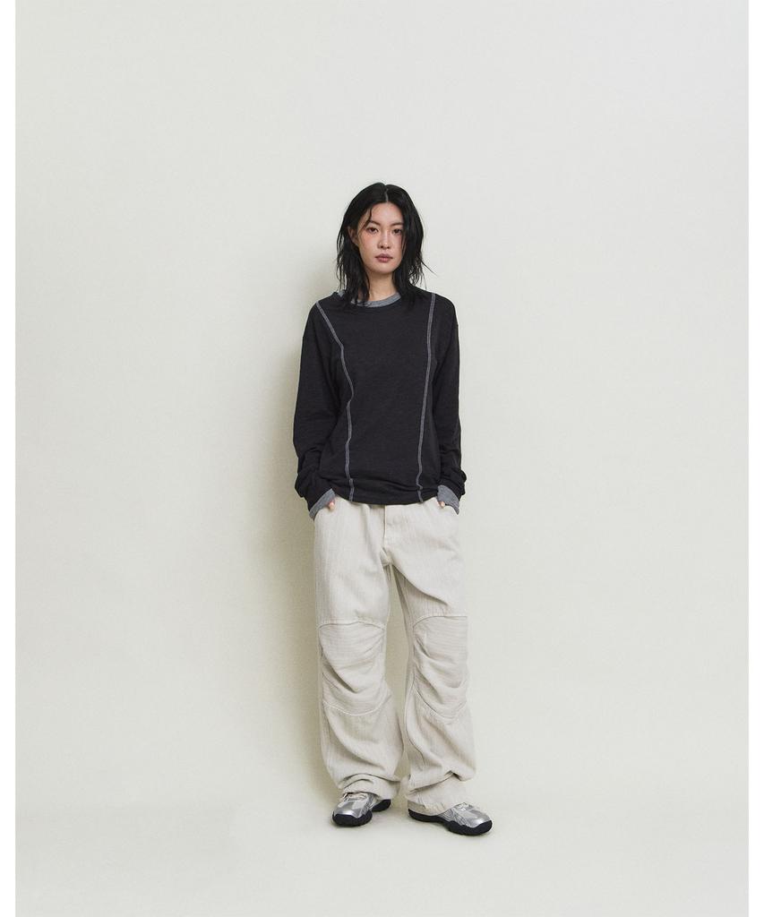 PARADIGMFILM [Ep.01] Double-Layer Modal Long Sleeve (Black)