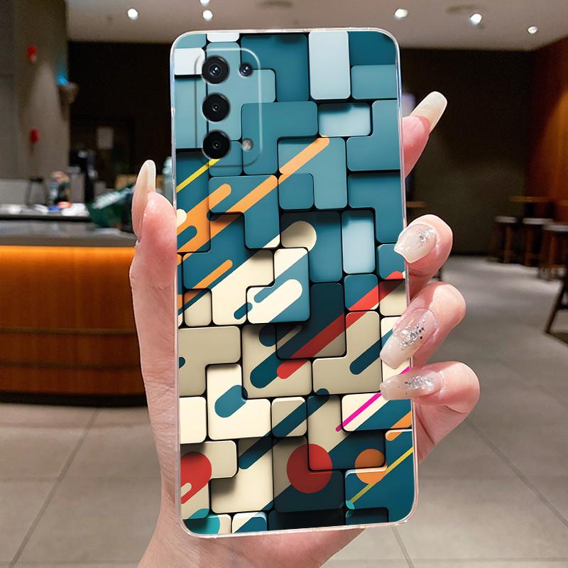Casing For OPPO A74 5G CPH2197 Phone Case Luxury Dragon Cute Cool Boys Girls Pattern Soft silicone Back Cover Transparent Shell