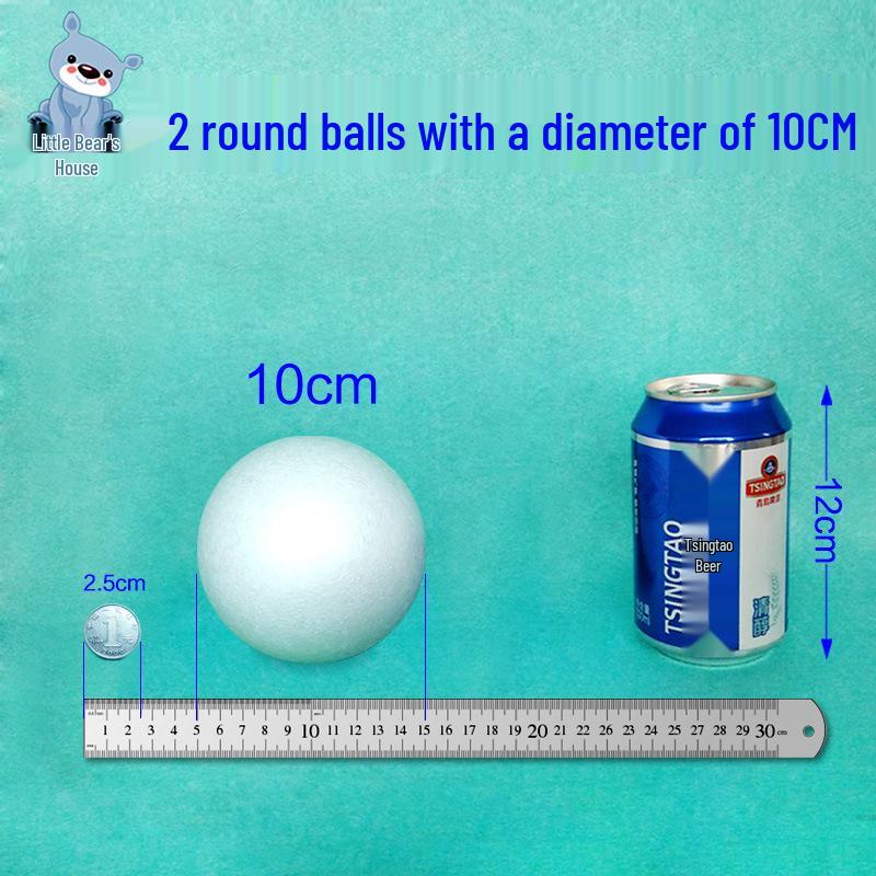 Solid White Styrofoam Balls for Wedding and Festival Decorations - DIY Round Foam Balls