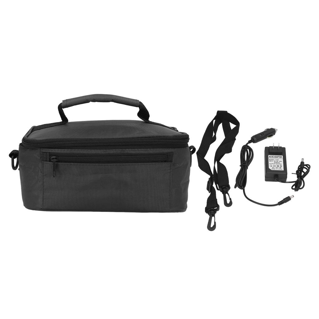Heater Lunch Bag Portable Mini Oven Wide Applicable Food Warming Tote Heat Preservation Oxford Cloth High Efficiency for Office