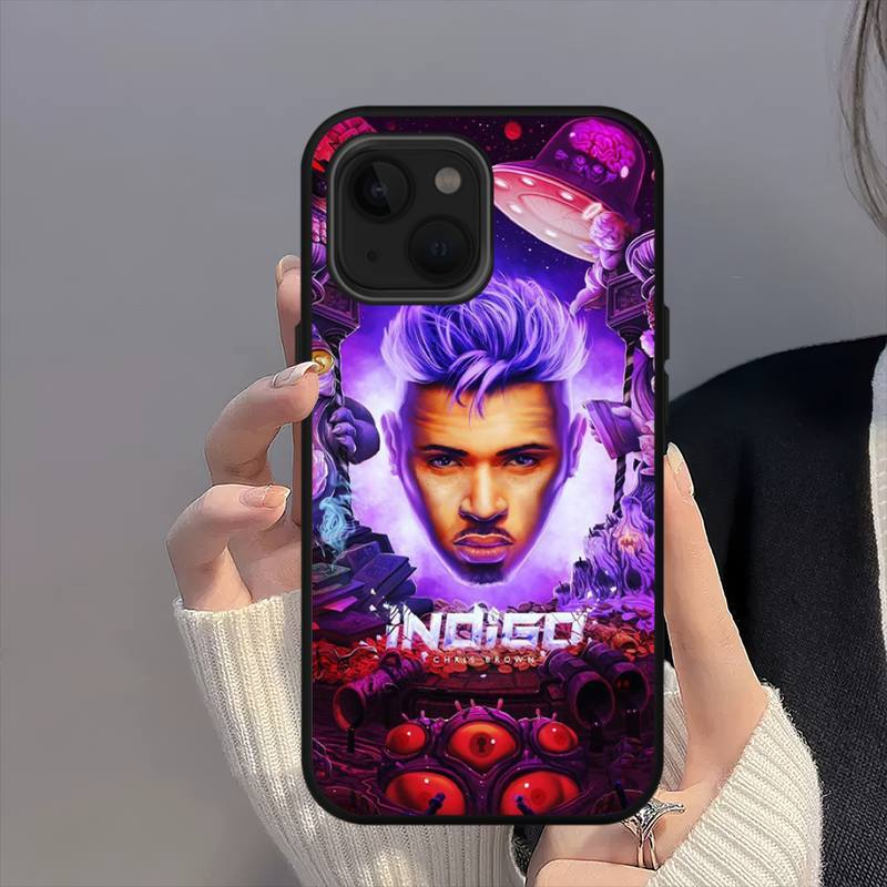 Chris Brown Rapper Breezy Phone Case For iPhone 11 12 Mini 13 14 15 Pro XS Max X 8 7 Plus SE XR Shell