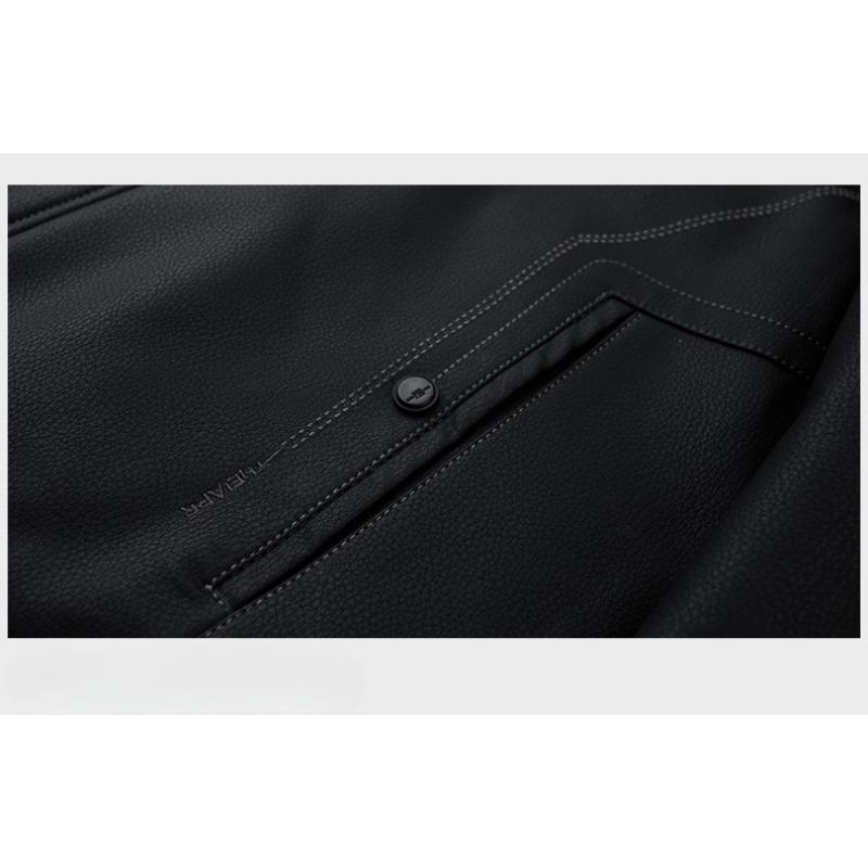 Пуховик из натуральной кожи — фото 11