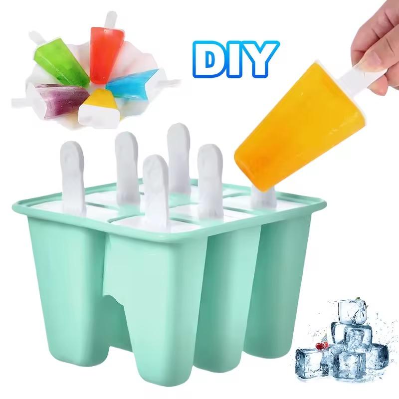 Popsicle Molds 4 Pieces Silicone Ice Pop Molds BPA Free Popsicle Mold Reusable Easy Release Ice Pop Make Homemade Ice Cream
