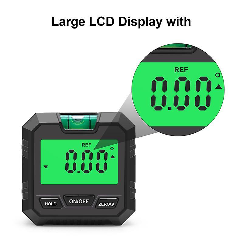 Digital Protractor Inclinometer Level Box Angle Finder Bevel Box with Magnet Base