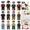 M8248 Inland Sea Island Gang Small Particle Building Block Assembly Children'S Toys Goat Parrot
