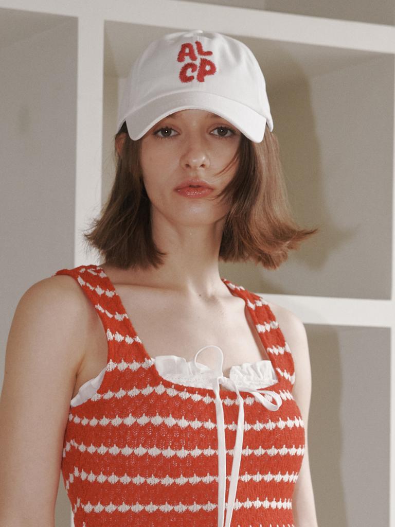Olinkeompeulliteu [Unisex] Alcp Sketch Ball Cap (White)