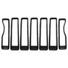 Mesh Grille Grill Insert+Headlight Turn Light Cover Trim For 2018-2023 Jeep Wrangler JL