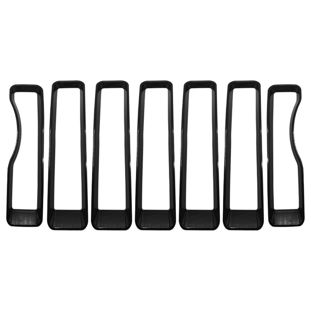 Mesh Grille Grill Insert+Headlight Turn Light Cover Trim For 2018-2023 Jeep Wrangler JL