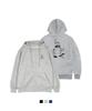 H/V Small X Man Basic Fleece-Lined Zip-Up Hoodie (Saj4-4Hv046)