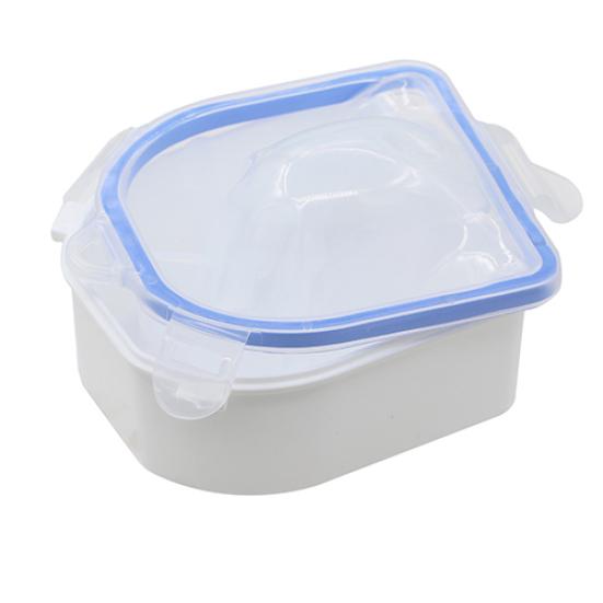 2 Lagen Vingervorm Nail Art Polish Verwijder Wash Soak Bowl Manicure Spa Tool