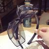Lace Bowtie Hairband Female Flapper Costume Hairhoop for Formal Event Banquet
