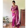 Royal Traditional Collection - Soft Lychee Silk Jacquard Saree
