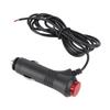 1.5m Male Car Cigarette Lighter Socket Power Plug Adapter On Off Switch Fuse 12V 24V