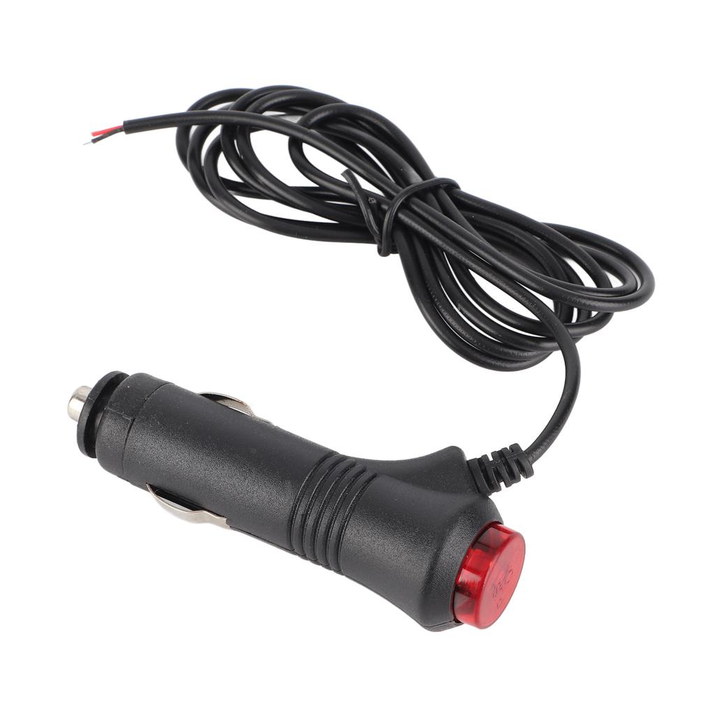 1.5m Male Car Cigarette Lighter Socket Power Plug Adapter On Off Switch Fuse 12V 24V