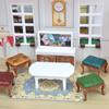Puppenhaus Miniaturen Möbel Stühle Vintage Accessoires Spielzeugmöbel Ornament