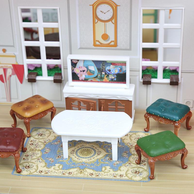 Puppenhaus Miniaturen Möbel Stühle Vintage Accessoires Spielzeugmöbel Ornament
