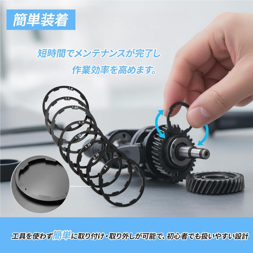 Sprocket Spacer Rear Sprocket 7 Pieces Aluminum Bicycle Sprocket Spacer