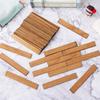 10pcs PVC Wooden Flooring Mini Furniture Wall Floor Decor  Fit 1:12 Dollhouse