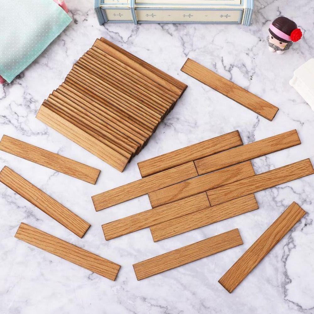 10pcs PVC Wooden Flooring Mini Furniture Wall Floor Decor  Fit 1:12 Dollhouse