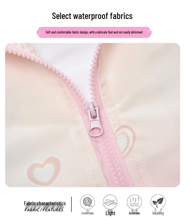 2025 Trendy Girls’ Gradient Windbreaker – Spring & Autumn Style
