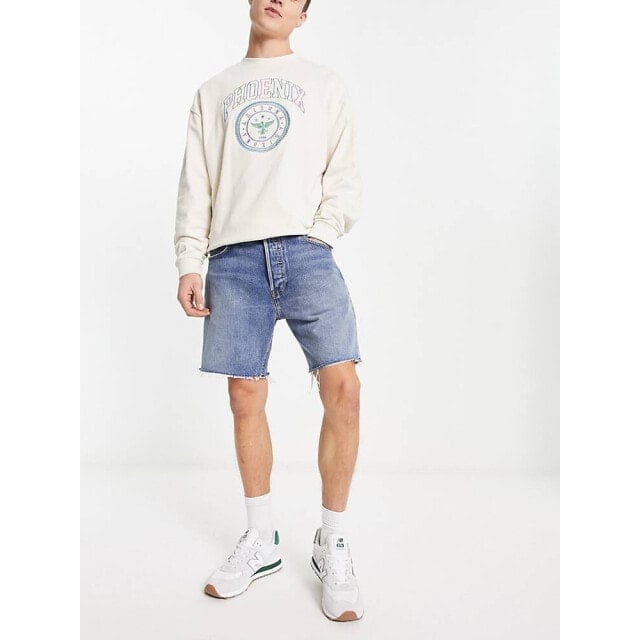 

Голубые джинсовые шорты Levi s 501 93